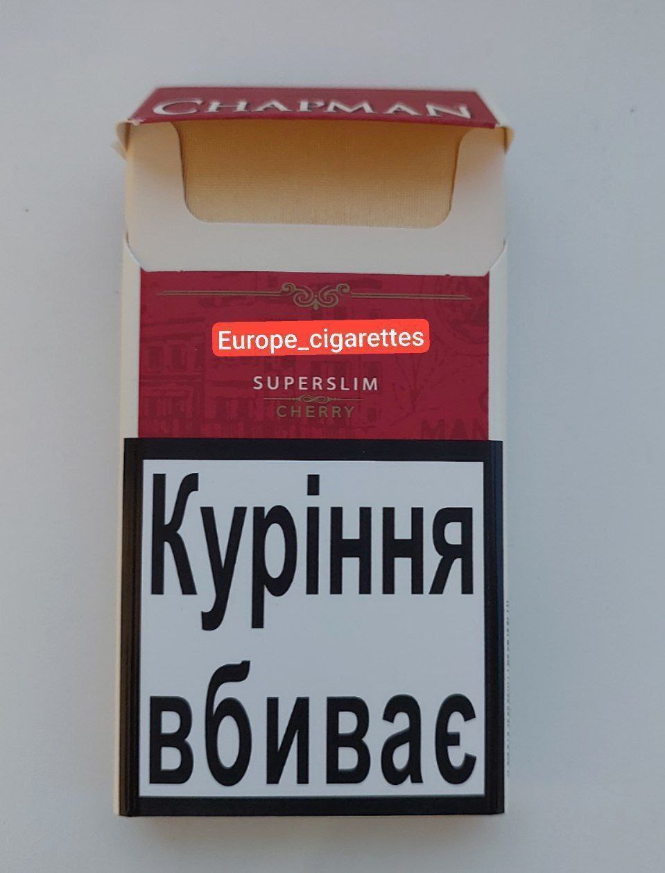 Chapman Cherry flavored cigarettes – sweet and aromatic taste