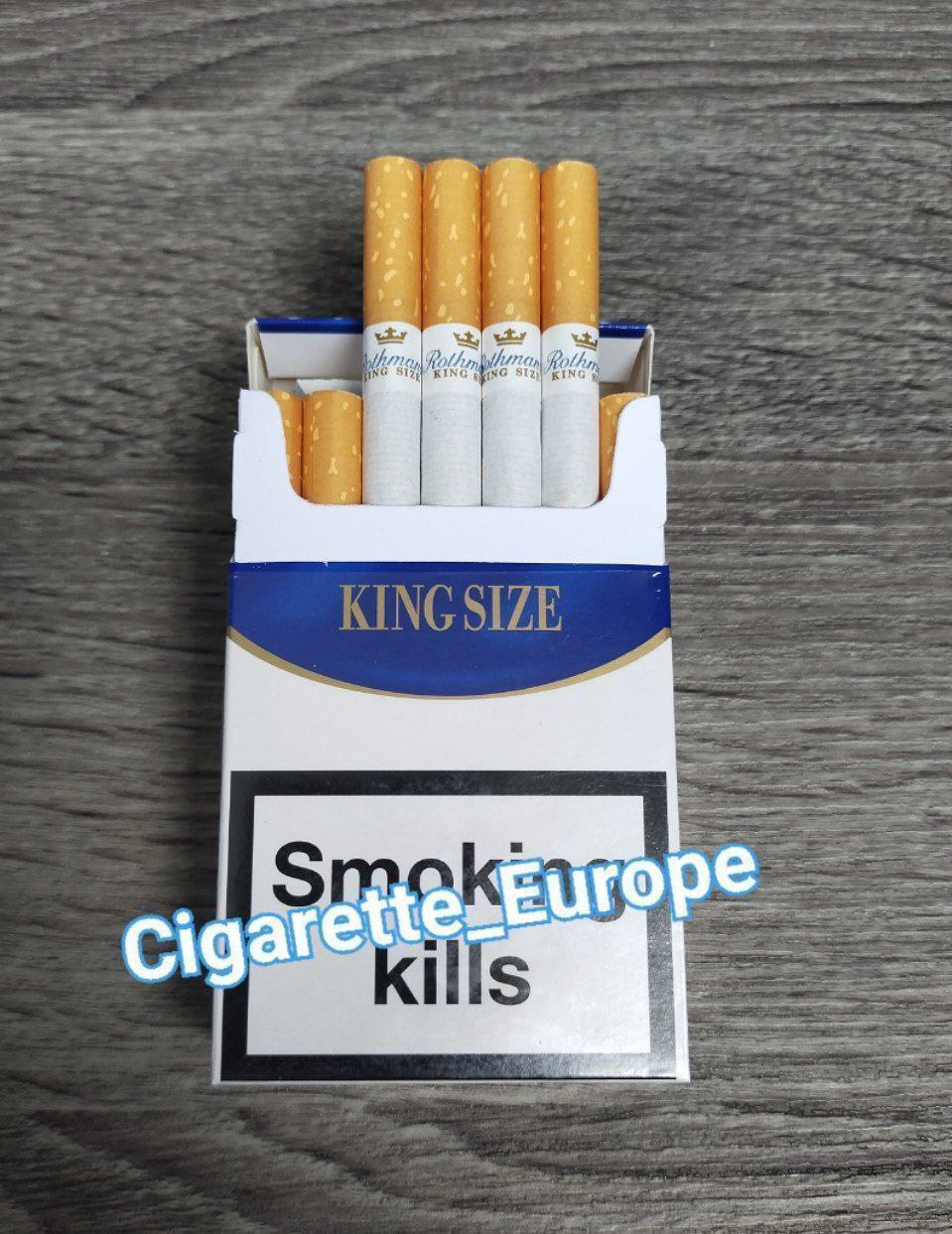 Rothmans King Size Blue – premium full-sized cigarettes from Ukraine