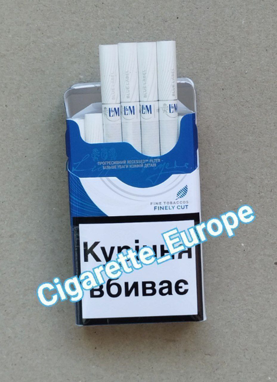 L&M Finely Cut Blue – smooth-cut tobacco cigarettes