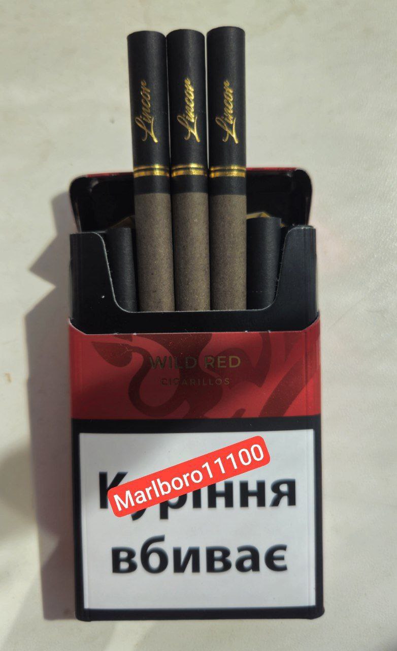 Lincor Wild Red – strong, full-bodied Ukrainian cigarettes